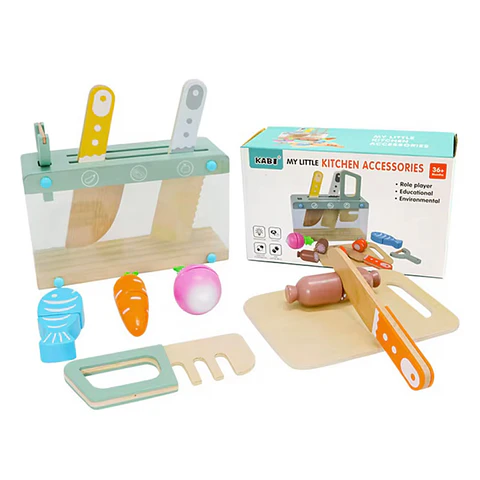Set de Accesorios de Cocina de Madera