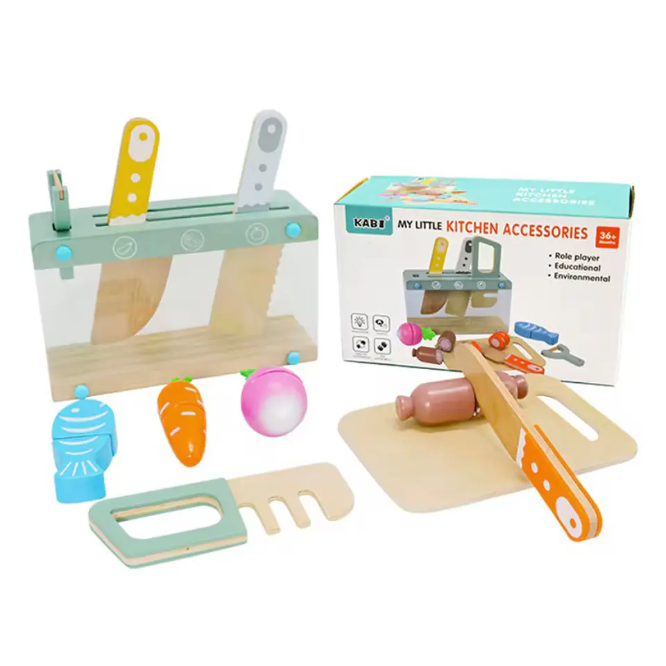 Set de Accesorios de Cocina de Madera 1