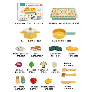 Set de Madera para Cocinar