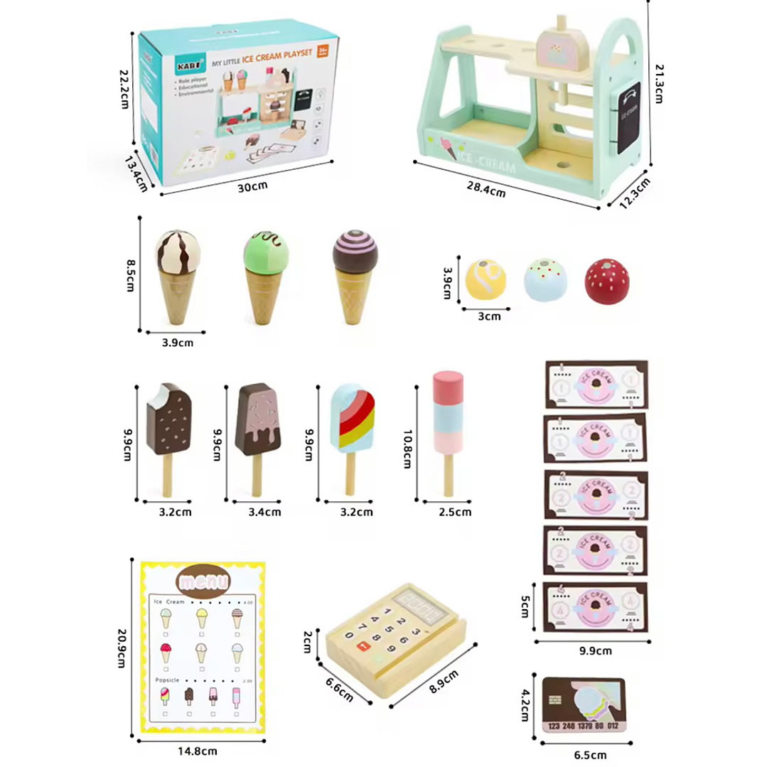 Tienda de Helados de Madera 3