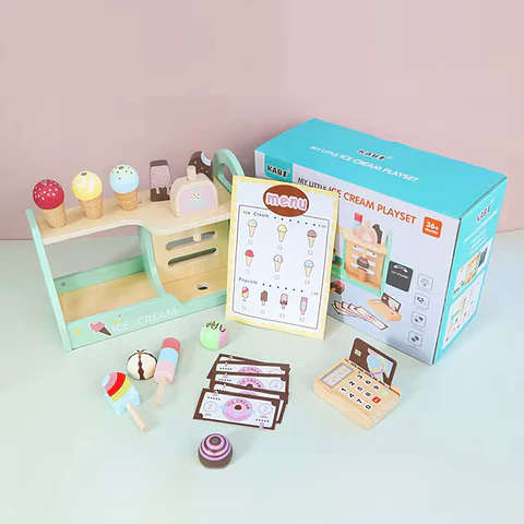 Tienda de Helados de Madera