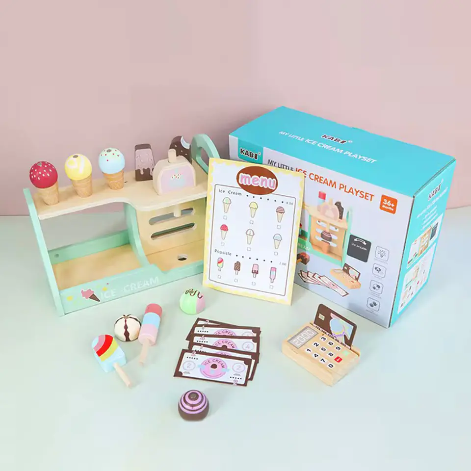 Tienda de Helados de Madera 2