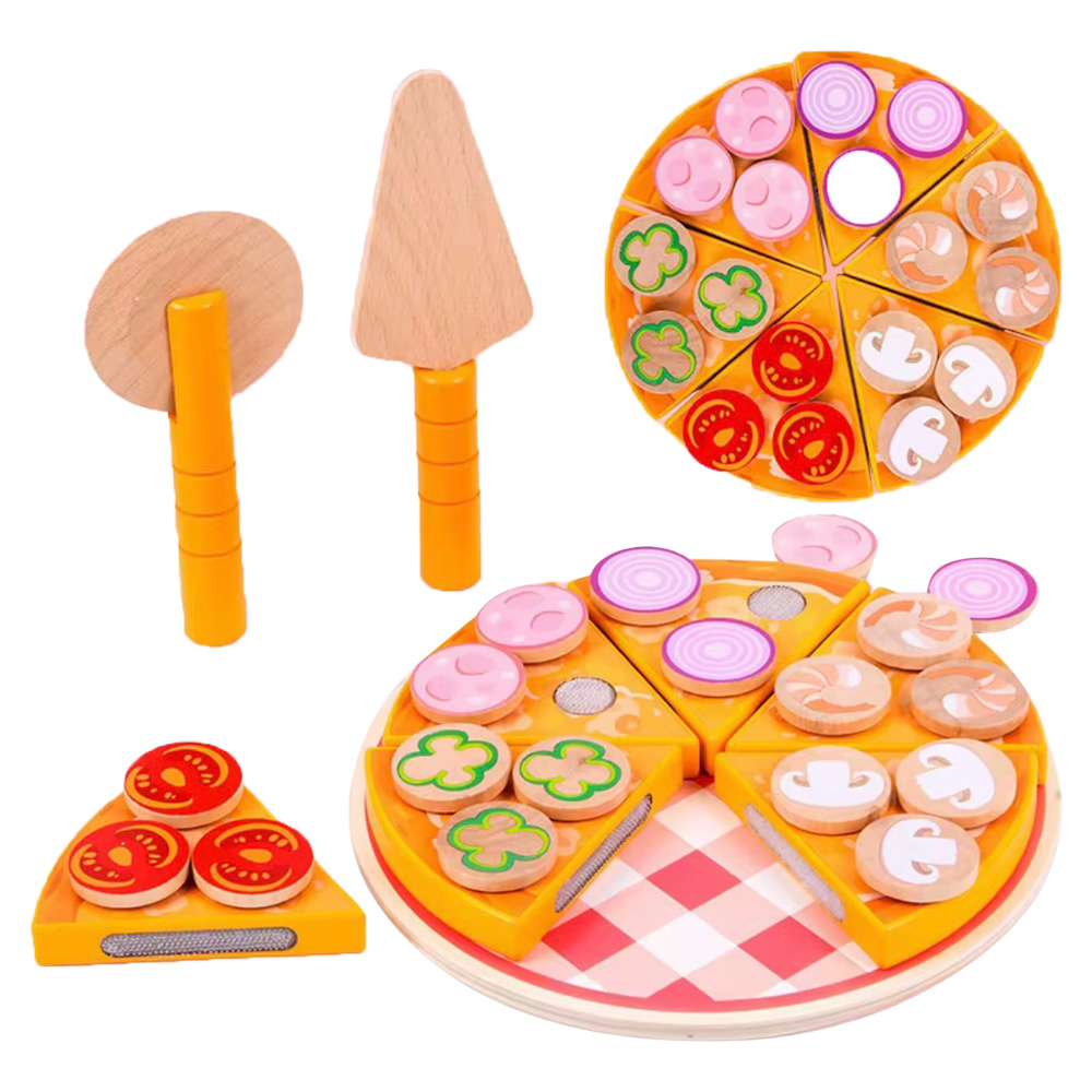 Set "A Comer Pizza" de Madera