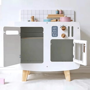 Cocina Modelo Retro con Accesorios