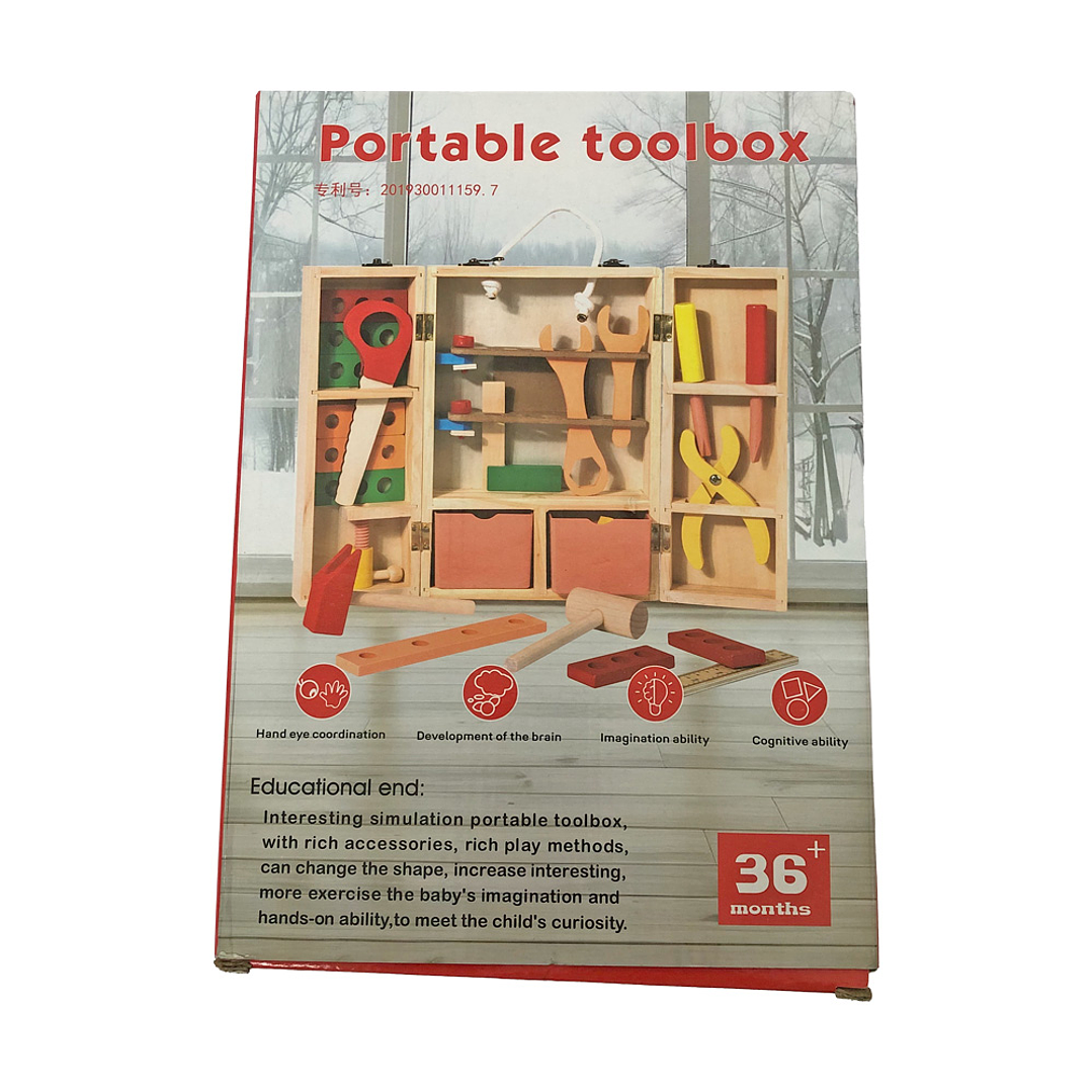 Caja con Herramientas de Madera 3