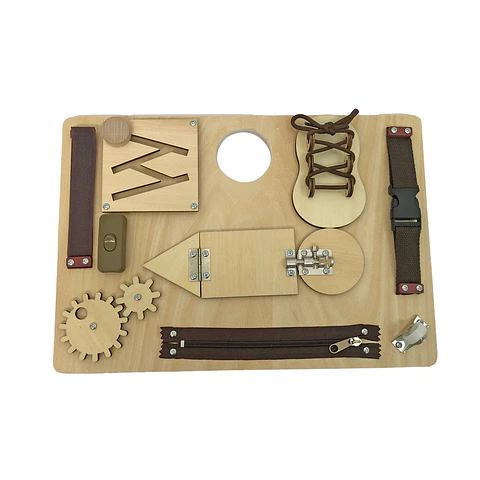 Tablero de Motricidad Madera Montessori