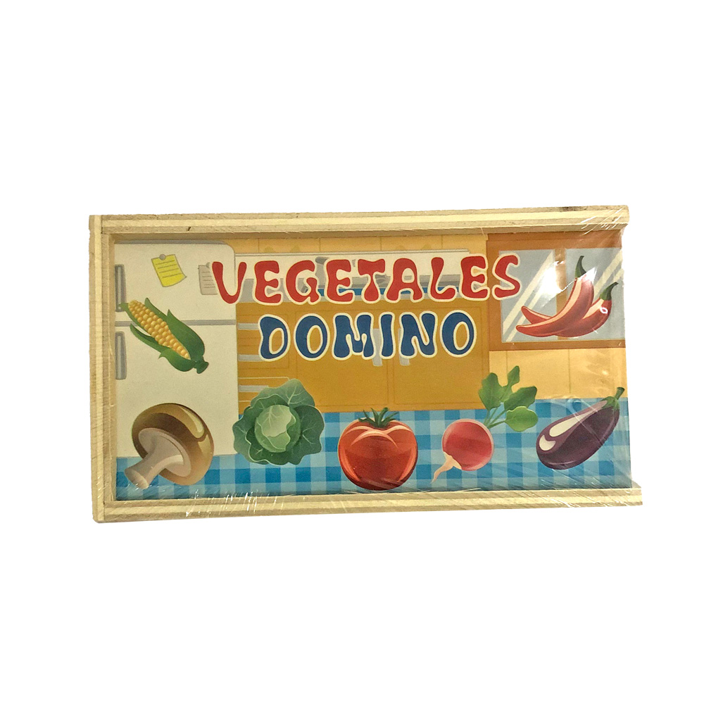 Dominó Vegetales de Madera