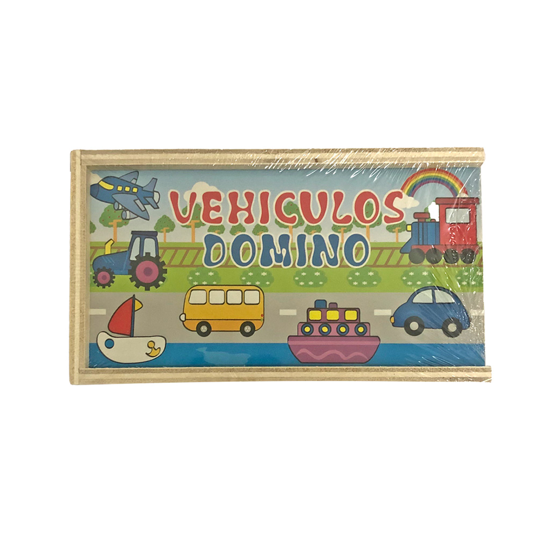 Dominó Transporte Vehículos de Madera 1