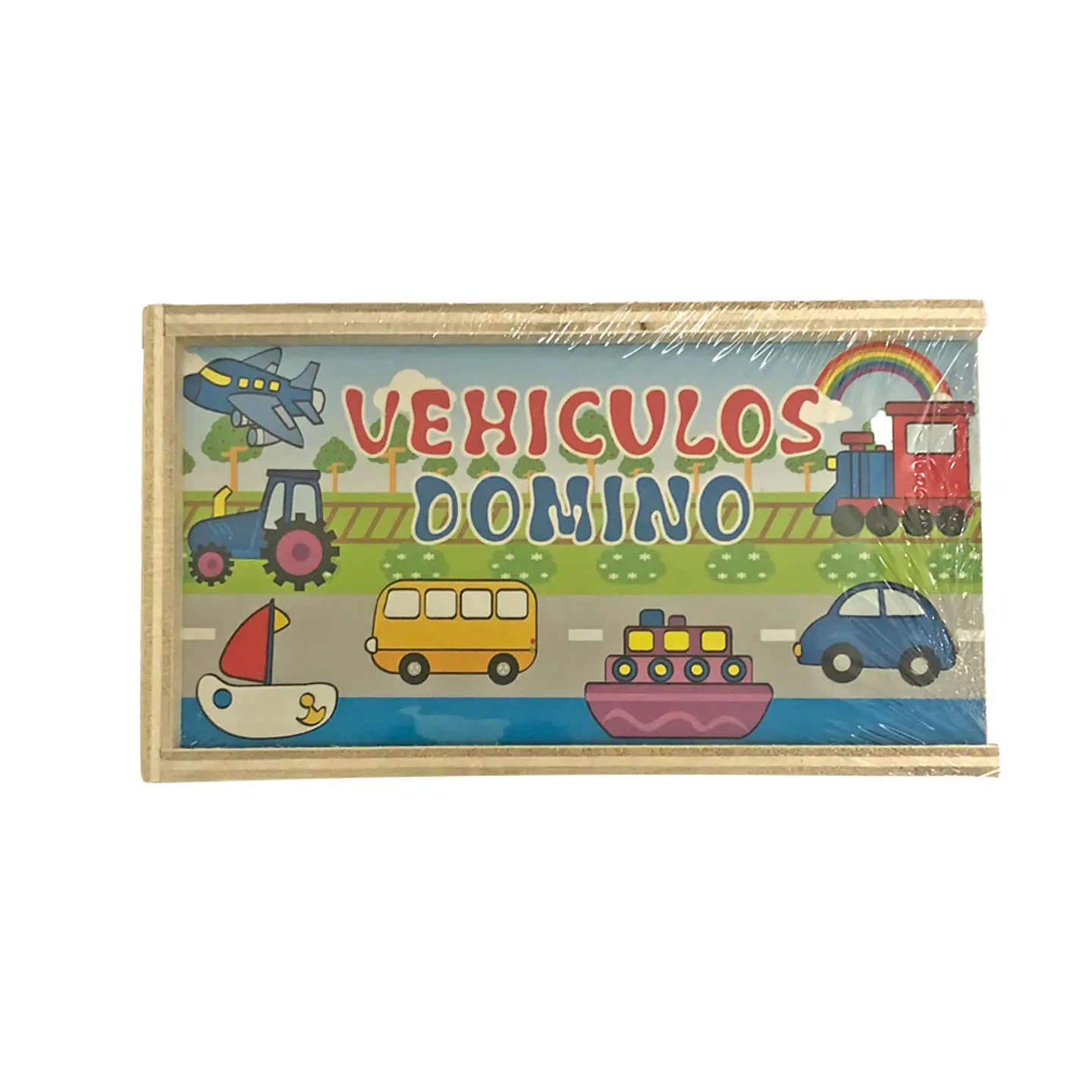 Dominó Transporte Vehículos de Madera 1