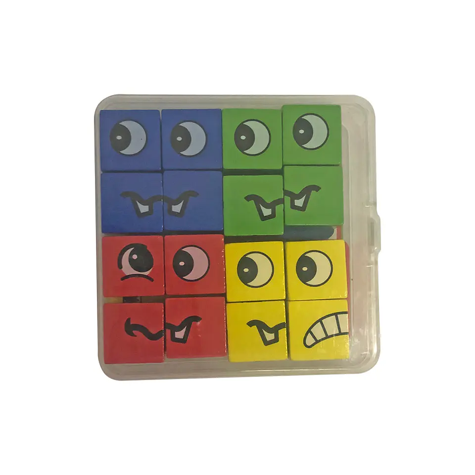 Puzzle Cubos Expresiones 1