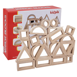 Bloques de Madera con Espejo