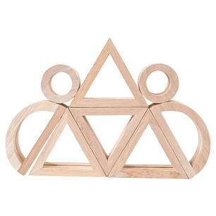 Bloques de Madera con Espejo