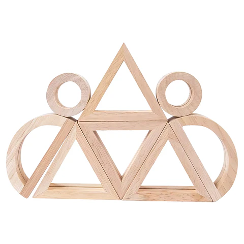 Bloques de Madera con Espejo