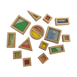 Bloques de Madera Arena y Cuentas 