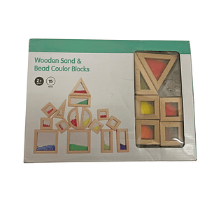 Bloques de Madera Arena y Cuentas 