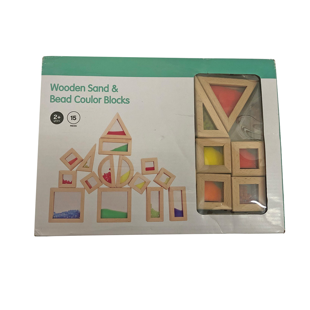 Bloques de Madera Arena y Cuentas  2