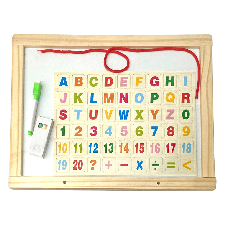 Pizarra Doble Cara 43x33 1