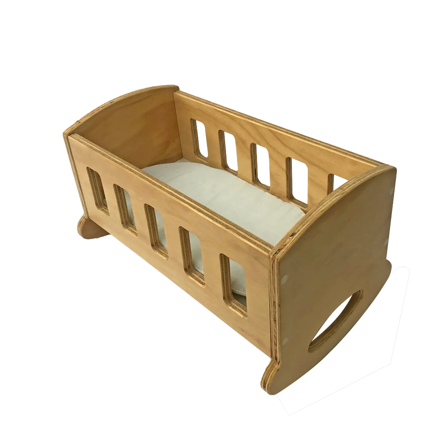 Cuna de Madera 25x43x44 para Muñecos 2