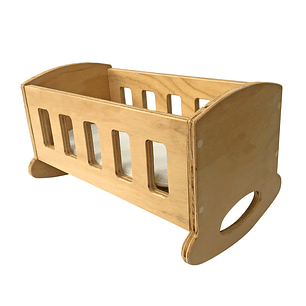 Cuna de Madera 25x43x44 para Muñecos