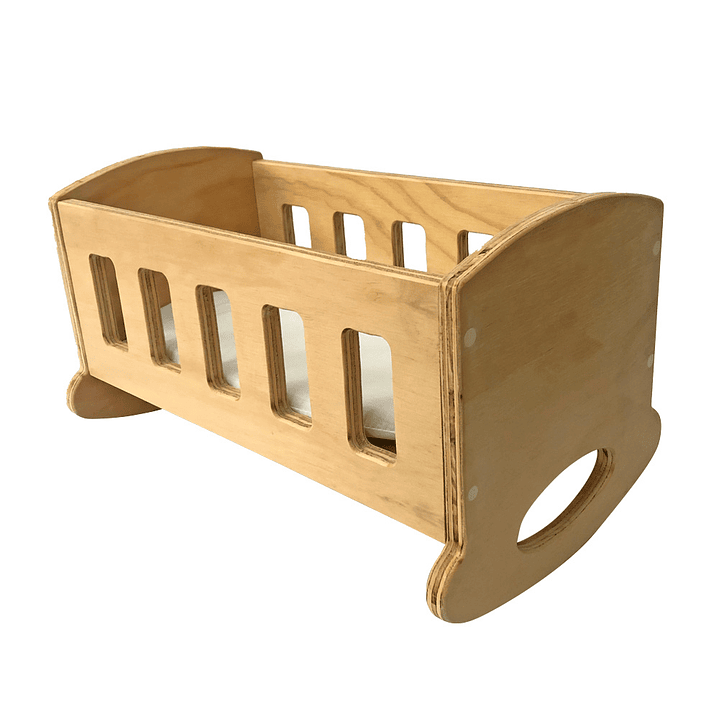 Cuna de Madera 25x43x44 para Muñecos 1