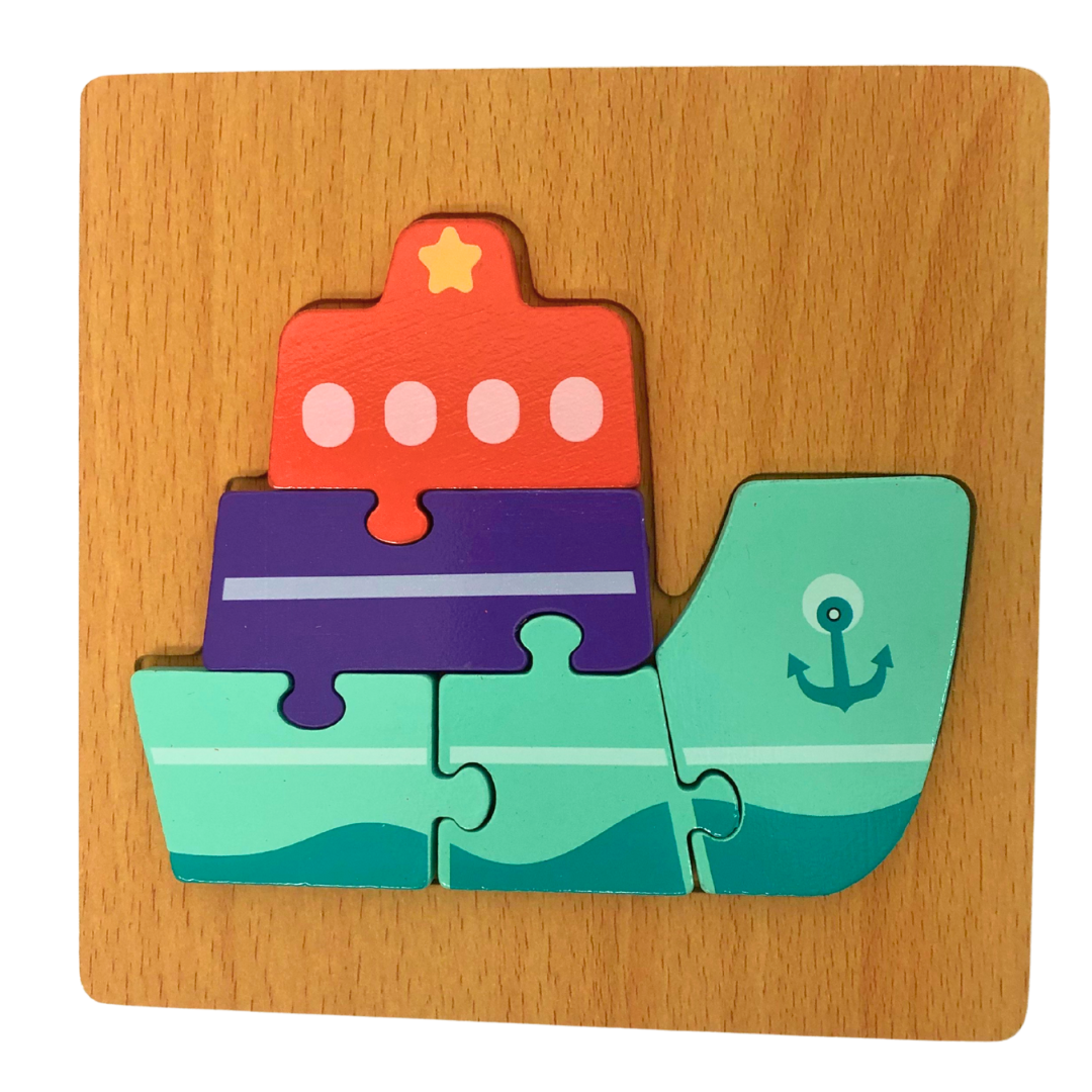 Puzzle Barco 5 Piezas