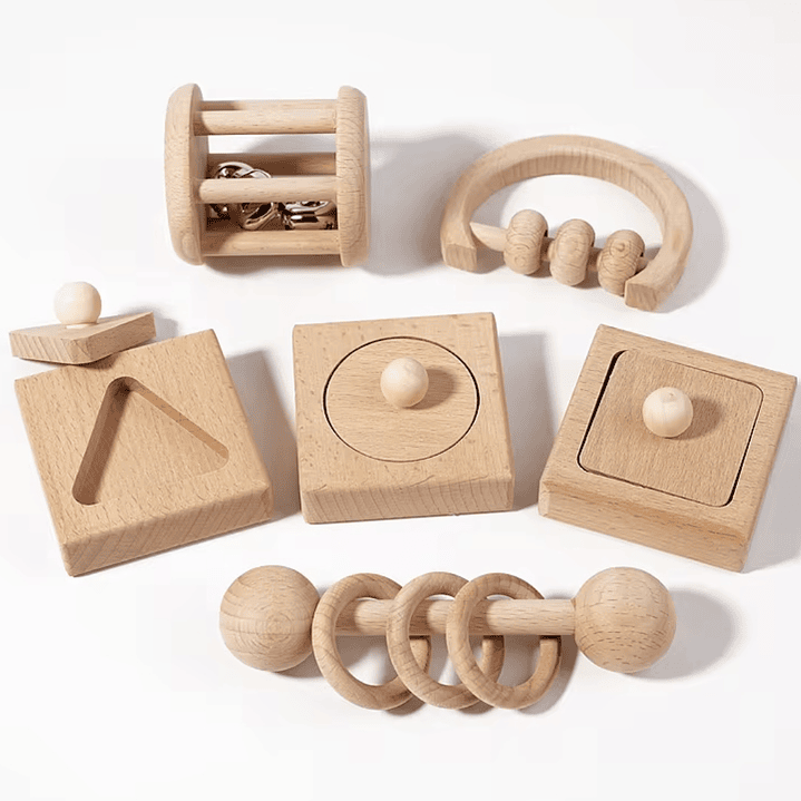 Set Montessori Para Sala Cuna 6 Piezas 1