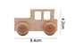 Set Autos de Madera Natural Montessori - Miniatura 4