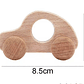Set Autos de Madera Natural Montessori - Miniatura 5