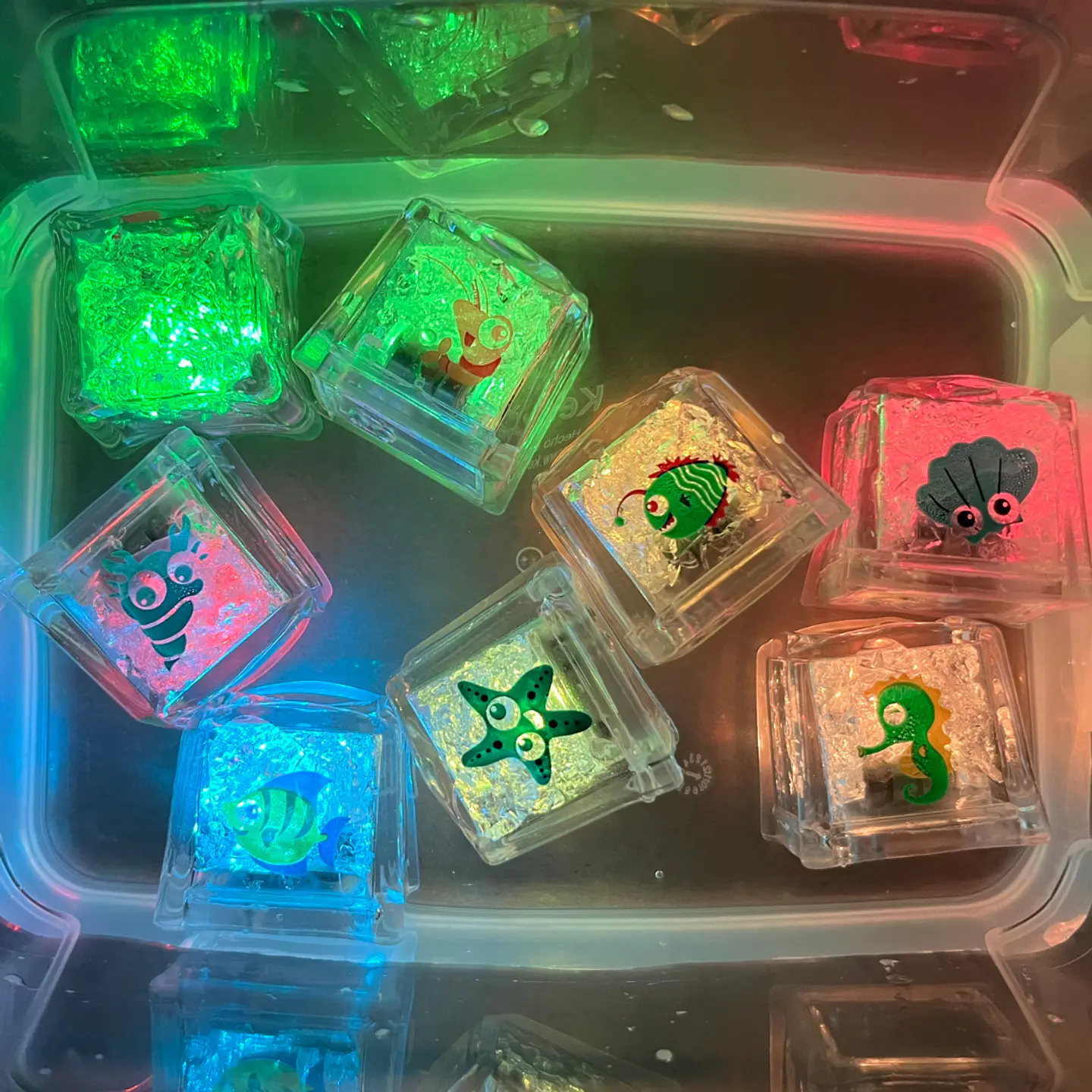 Cubos Sensoriales Luminosos 8 pcs 3