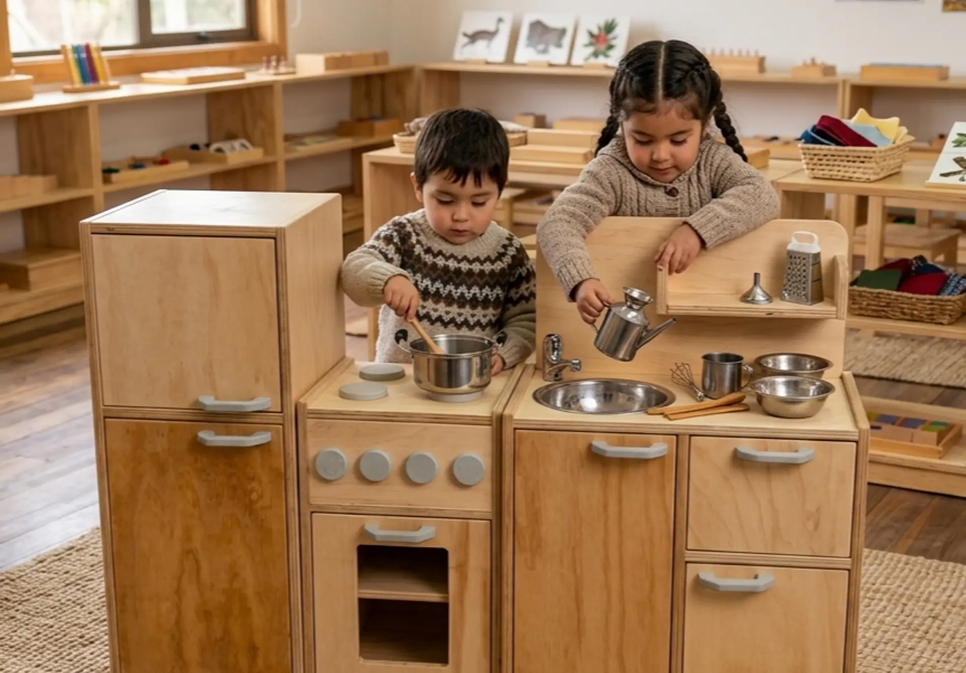 Cocina de Madera Montessori 5