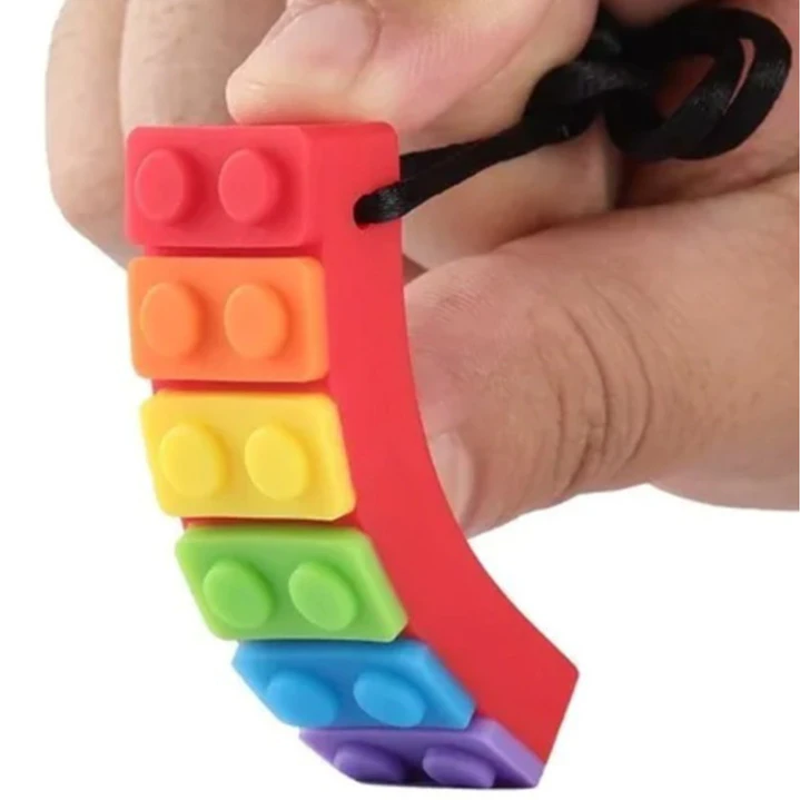 Mordedores de Silicona Lego  1