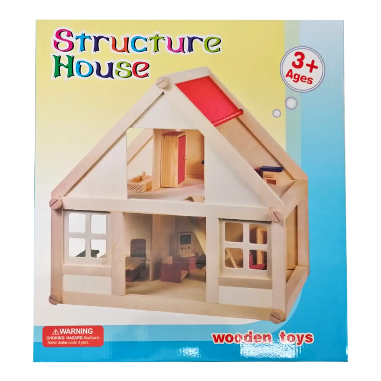 Casa de Muñecas de Madera  1