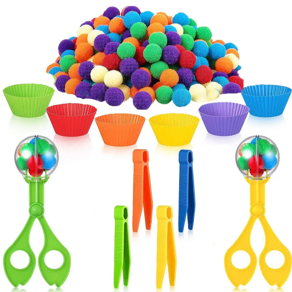 Juego de Pinzas y Clasificación 72pc  1