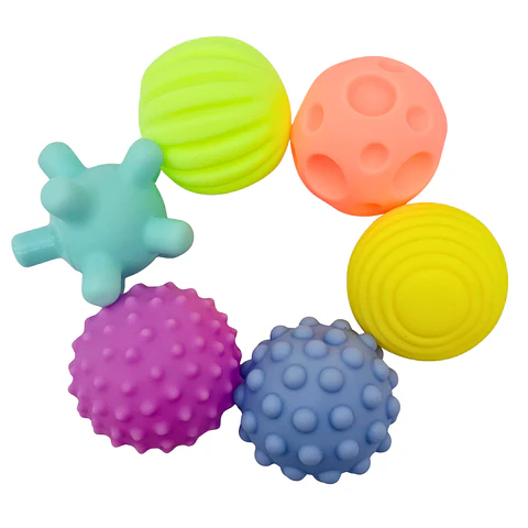 Set de 6 Pelotas Sensoriales