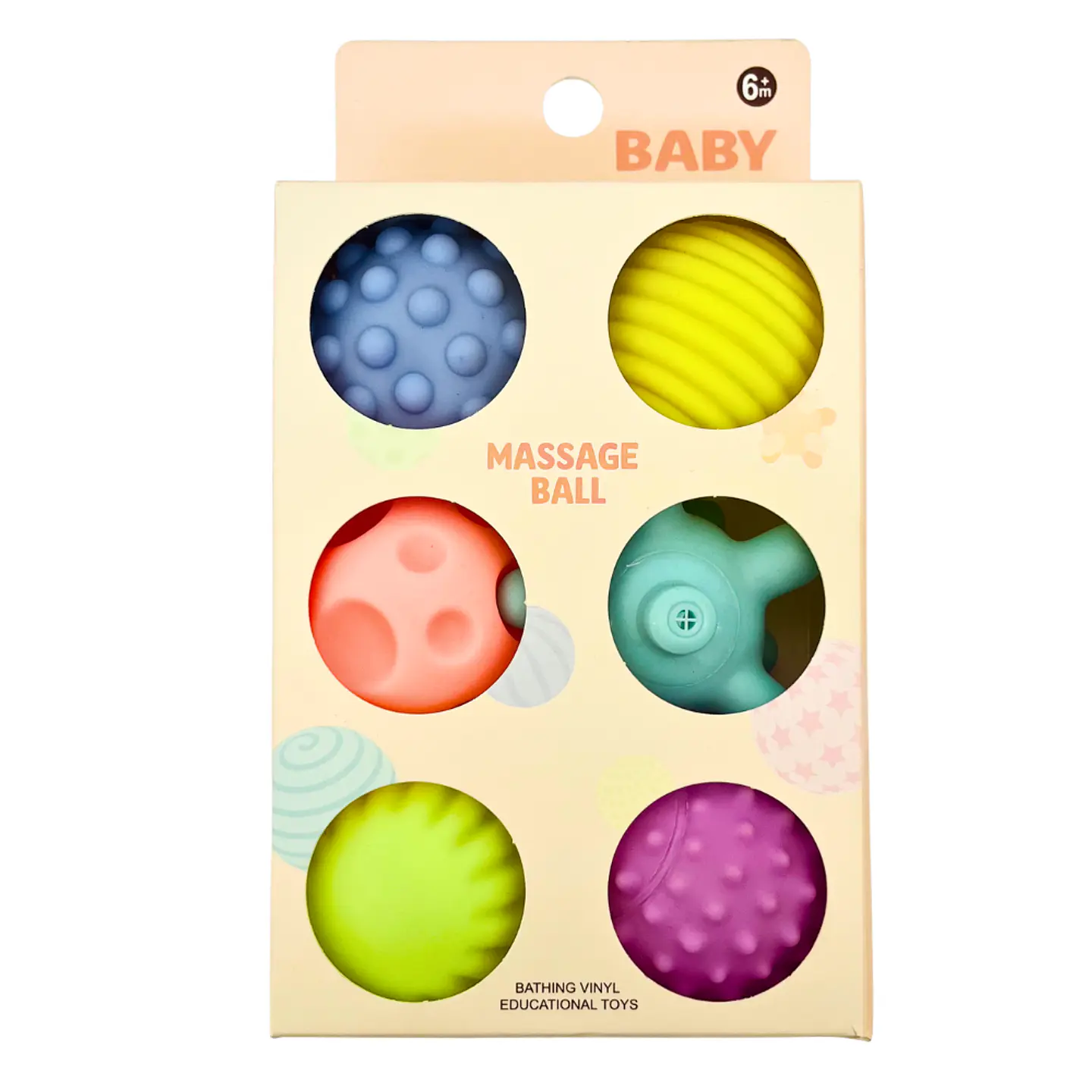 Set de 6 Pelotas Sensoriales 2