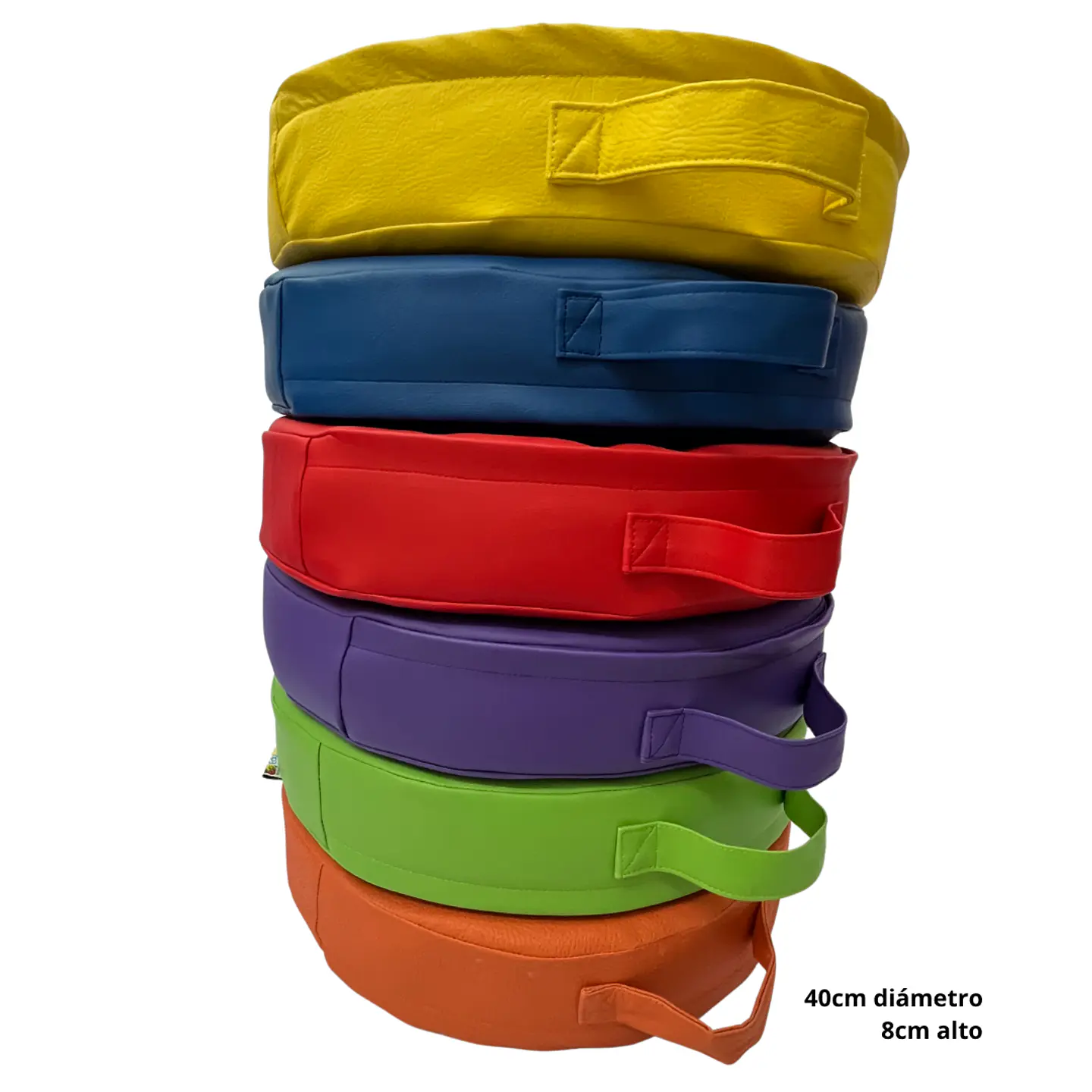 Set de 6 Cojines Colores 40 Diámetro  1
