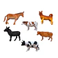 6 Animales de la Granja 13cm  - Miniatura 1