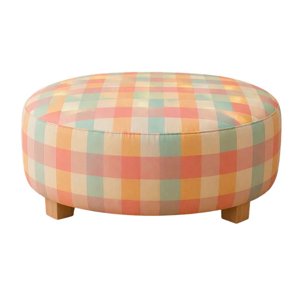 Pouf Redondo con Patas 1