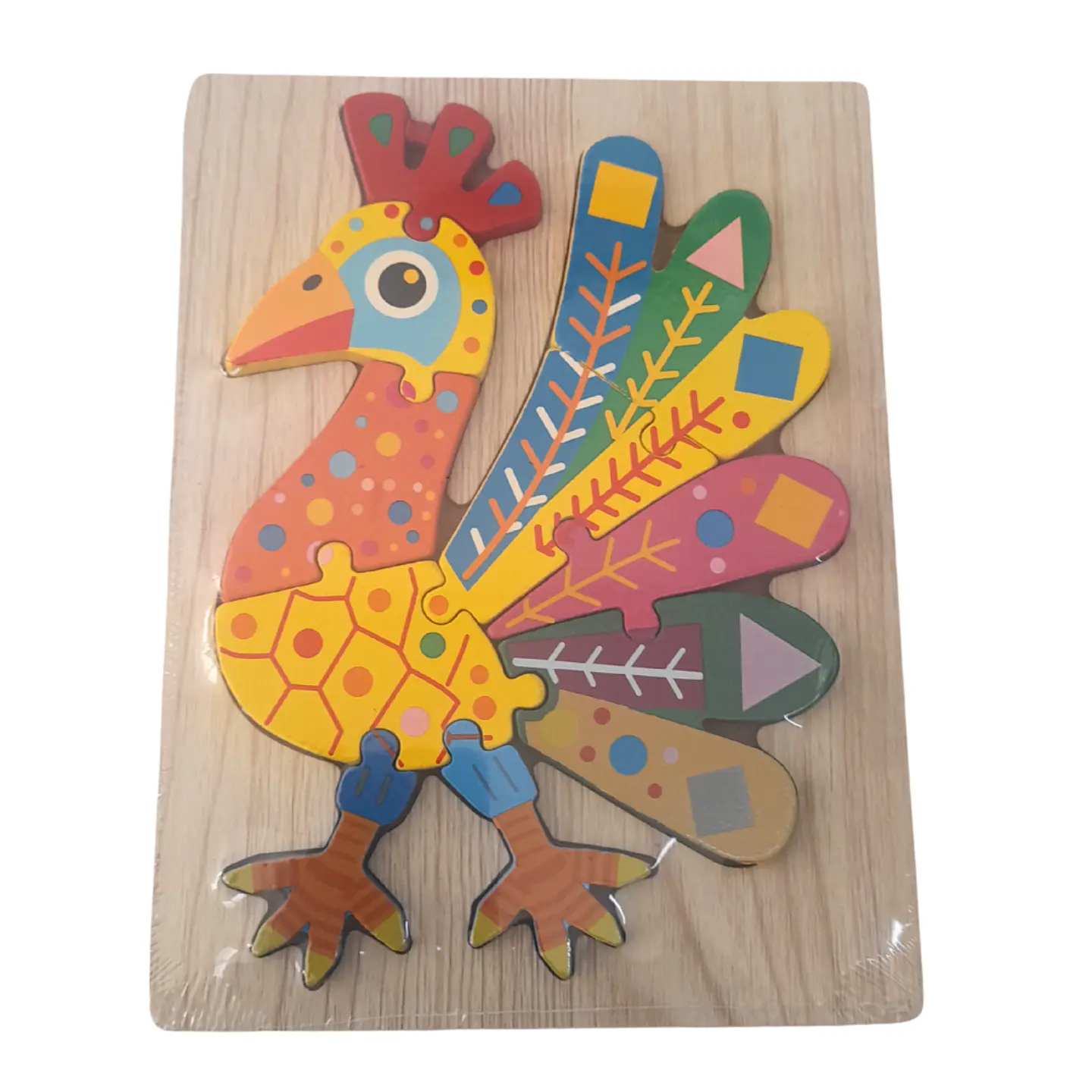Puzzle de diseño de Animales estilo Mandala 7a 8pcs 2