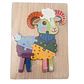 Puzzle de diseño de Animales estilo Mandala 7a 8pcs - Miniatura 3