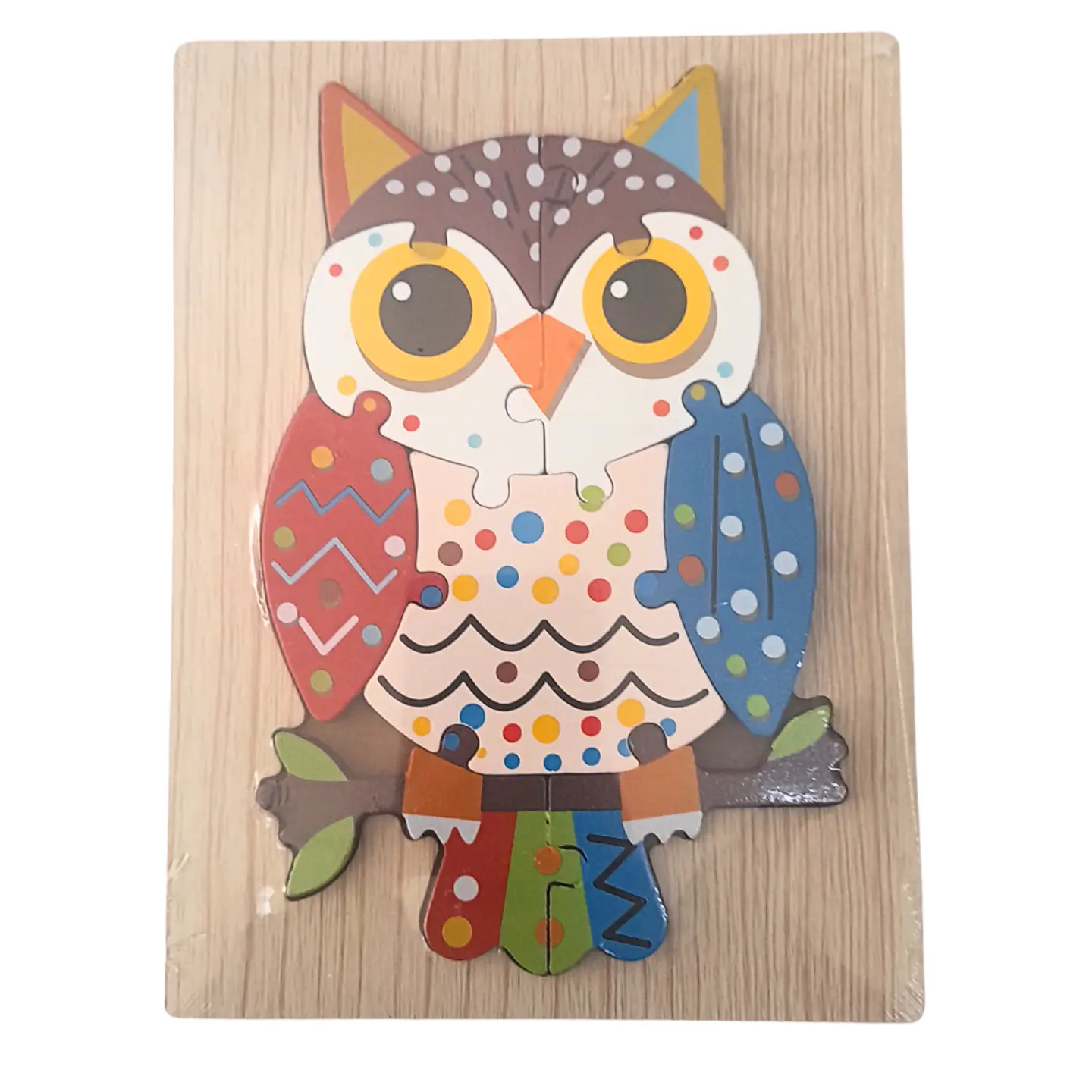 Puzzle de diseño de Animales estilo Mandala 7a 8pcs 8