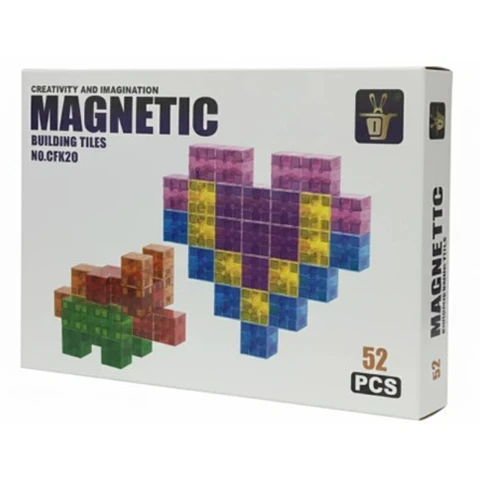 Cubos Magnéticos de Colores 52 pzs