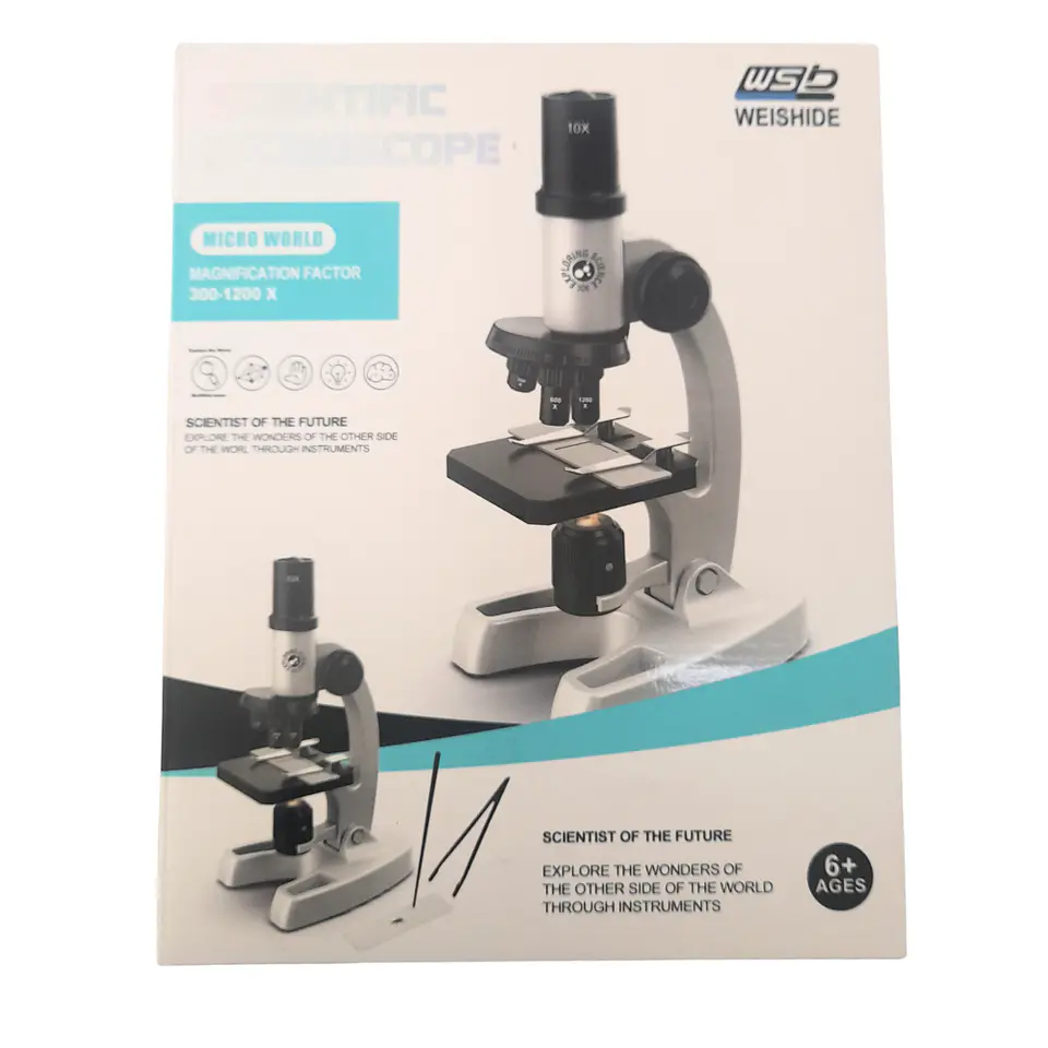 Microscopio Científico 300-1200X 1
