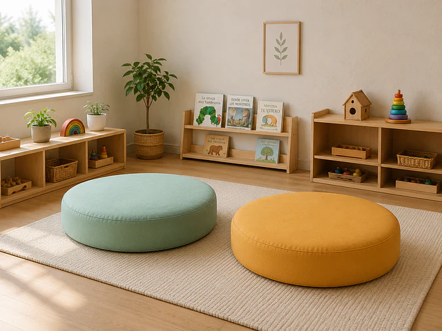 Pouf Redondo 60x20cm SKU: TEL1175