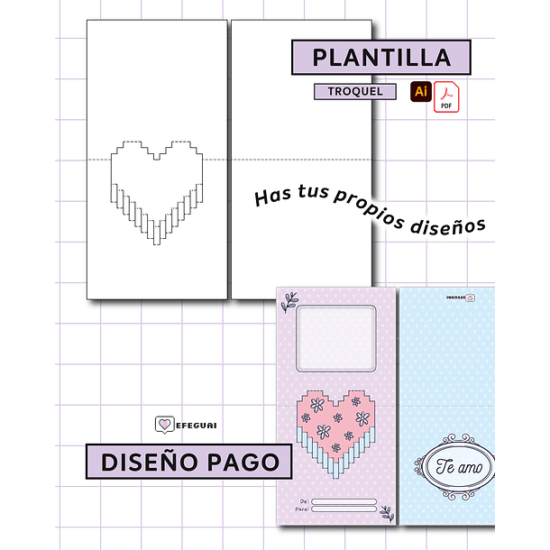 Tarjeta corazón - pop up 3D 2