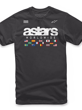 POLERA ALPINESTARS NATIONS TEE - BLACK