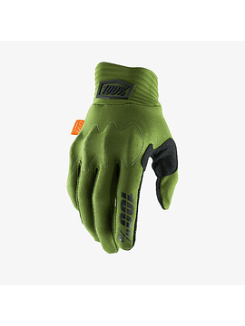 GUANTES 100% COGNITO ARMY GREEN BLACK