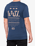 POLERA RIDE 100% SCRIPTER AZUL PIZARRA