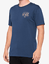 POLERA RIDE 100% SCRIPTER AZUL PIZARRA