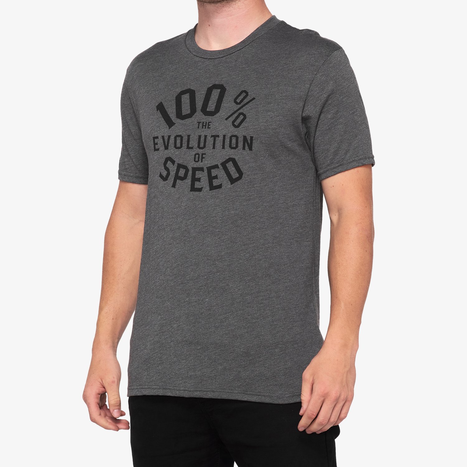 POLERA RIDE 100% EVOLVE CHARCOAL HEATHER